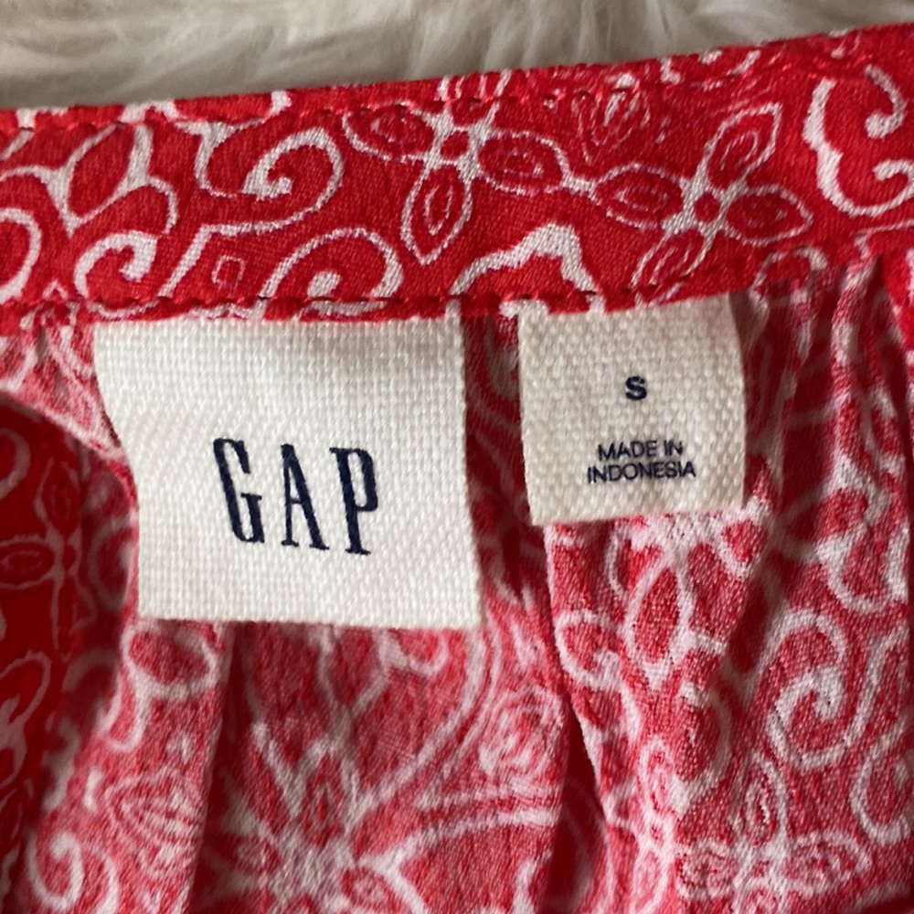 Gap Drawstring Halter Romper Size Small - image 3
